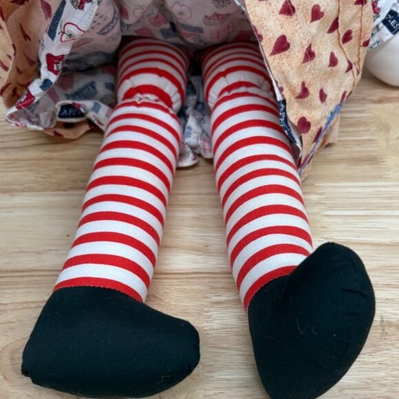 22” Vintage Rag Doll Handmade Raggedy Ann From 1999 - Picture 4 of 9